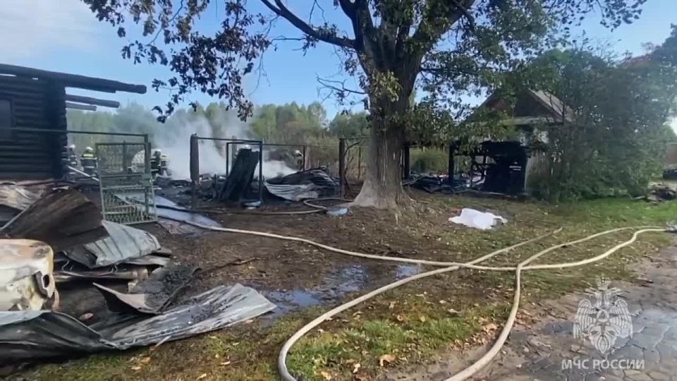 Два человека погибли на пожаре в Нижегородской области