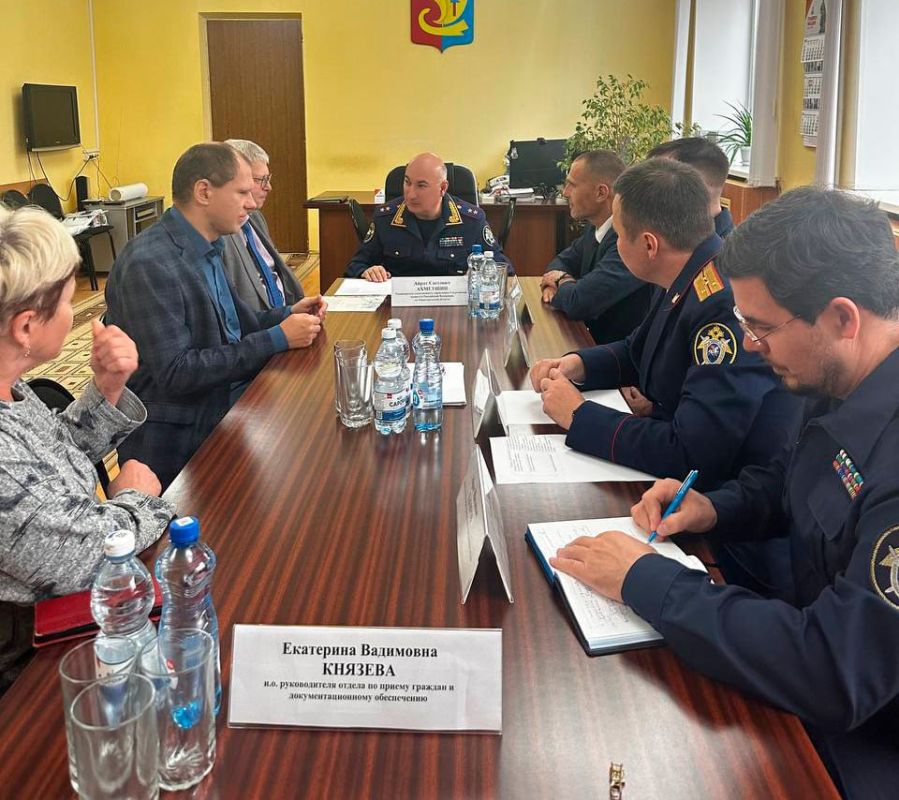Руководитель регионального следственного управления СК России провел выездной прием граждан в городе Павлово