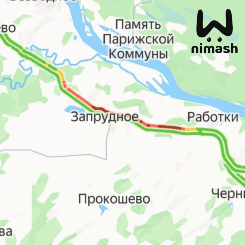 20-километровая пробка растянулась на подъезде к Кстово