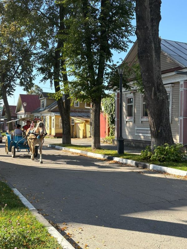 Пусть утро начинается с чего-то прекрасного — например, с видов осеннего Городца!