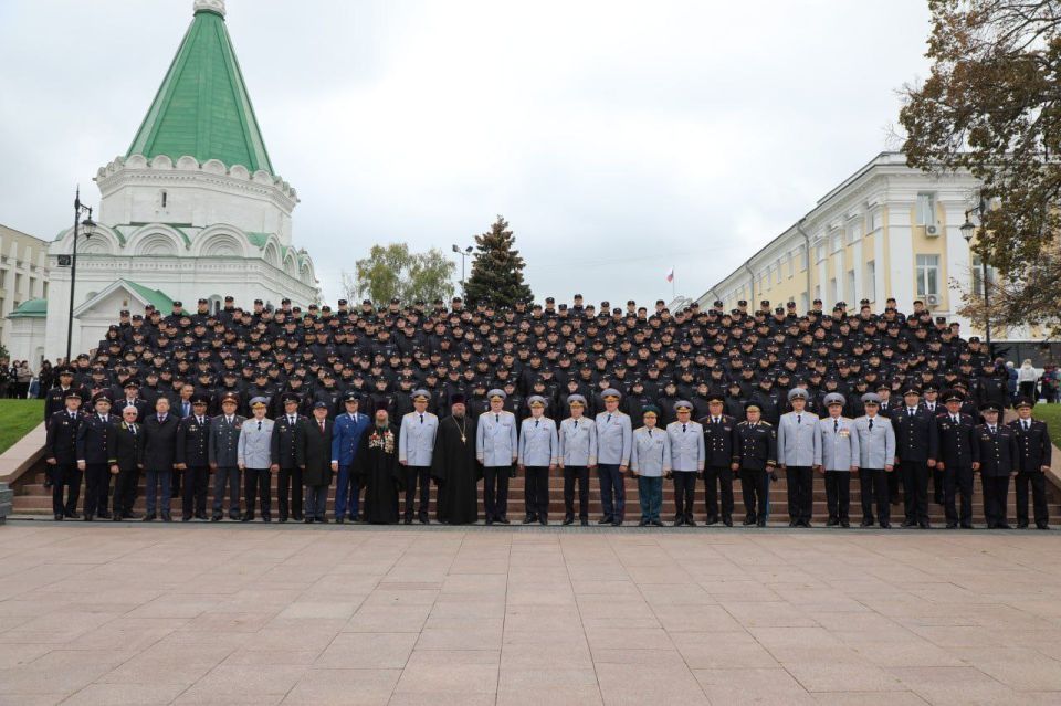 Руководители областного главка полиции приняли участие в церемонии приведения к Присяге курсантов Нижегородской академии МВД России
