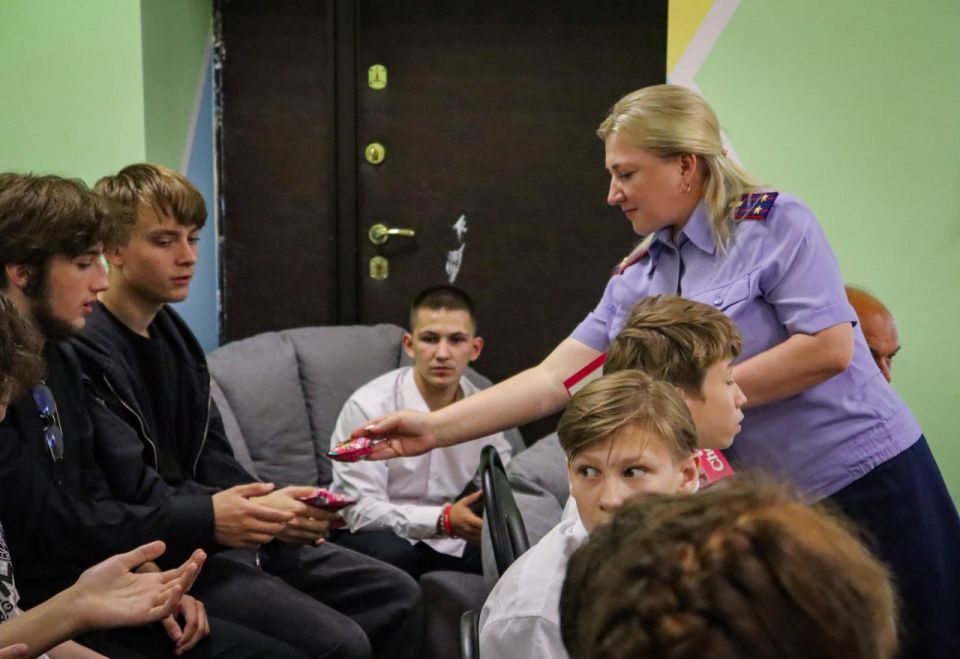 Старший помощник руководителя регионального следственного управления навестила воспитанников подшефного детского дома
