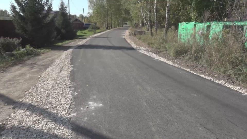 Дорогу отремонтировали по просьбам жителей в Новинках