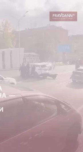Массовое ДТП на проспекте Ленина: автобус и восемь автомобилей!