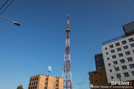 Праздничная подсветка украсит телебашню в день рождения Горьковского-Нижегородского телевидения