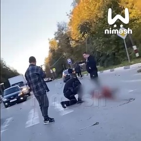 Иномарка сбила мопедиста возле ТЦ &quot;Плаза&quot; в Арзамасе