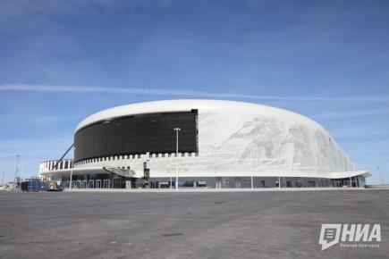 Ледовый дворец на Стрелке все ближе к открытию